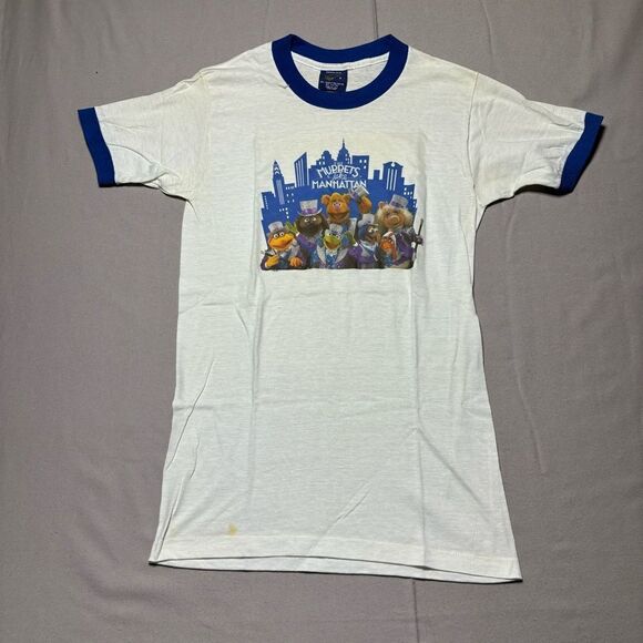 The Muppets Take Manhattan Promo Ringer T Shirt 1984 Jim Henson Rare Vintage‎ - Picture 1 of 7
